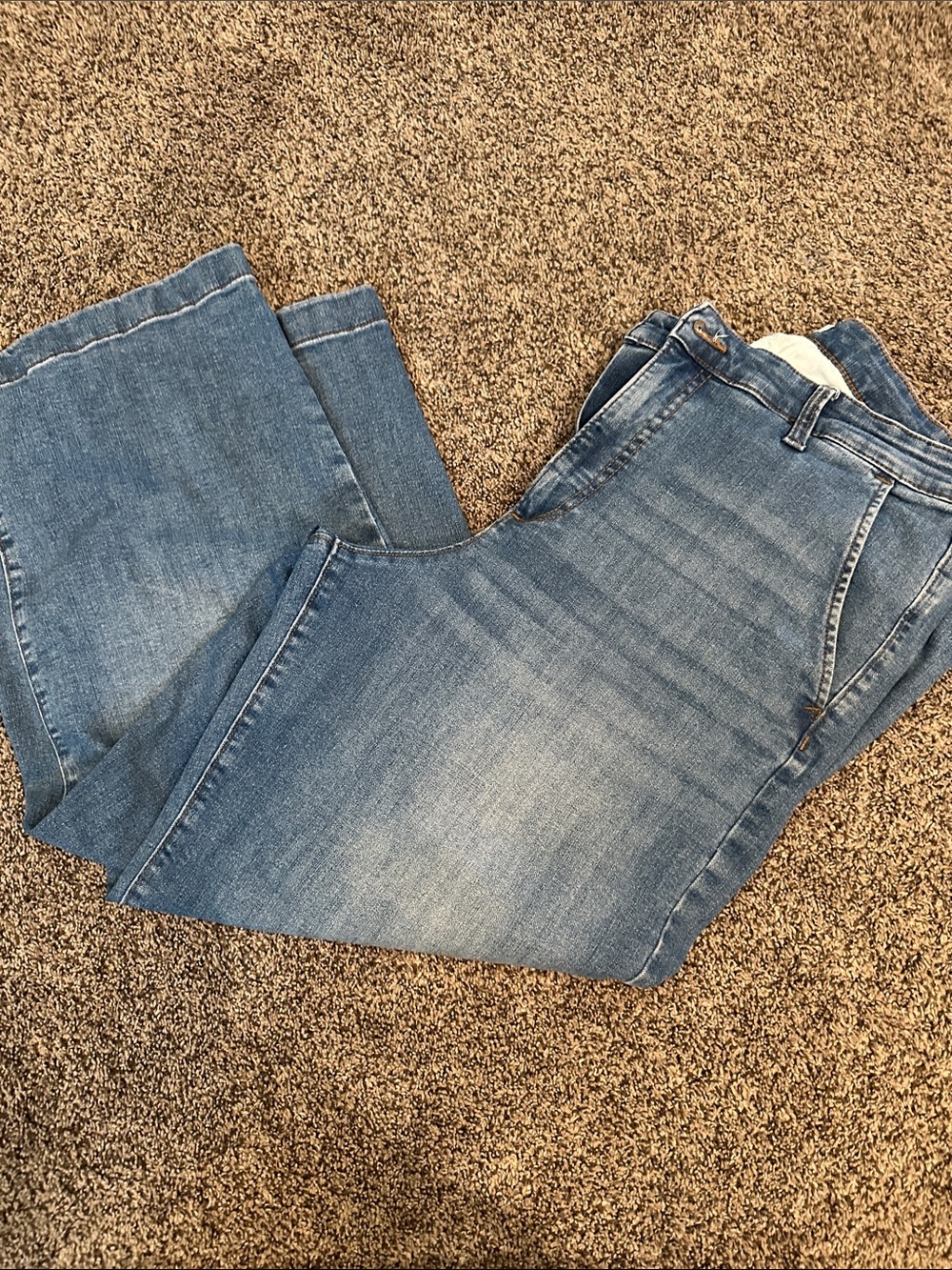 Ella Moss Size 16 Capri Blue Jeans